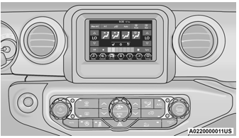 Jeep Wrangler - Automatic Climate Control Descriptions And Functions - CLIMATE  CONTROLS